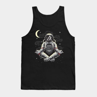 Astronaut Yoga Algorand ALGO Coin To The Moon Crypto Token Cryptocurrency Wallet Birthday Gift For Men Women Tank Top